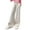 Beige, variant on Coerni Girls' Wide Leg Sweatpants High Elastic Waist Pants Drawstring Bowknot Straight Leg Jogger Cozy Football Trousers Pocket