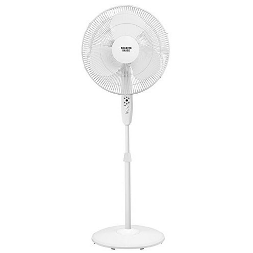 Sharper Image 16? ETL Certified Oscillating Stand Fan with Remote