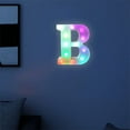 thumbnail image 7 of Ikohbadg Multicolor LED Letter Lights with Remote Control: Home Decorative Party Bar Letters with Vibrant Lighting, Add a Pop of Color and Style to Your Space with these Eye-catching LED Letter, 7 of 7