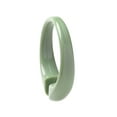 thumbnail image 2 of Live Life Set of 12 Plastic Snap Shower Curtain Hooks - Sage, 2 of 2