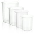 thumbnail image 1 of UPOUART 4pcs Plastic Measuring Cups for Cooking Baking Paint Mixing Easy to Clean Stackable Dishwasher Safe, 1 of 8
