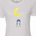thumbnail image 4 of Inktastic Stardust Fairy, Cute Fairy, Fairy on a Swing, Moon Women's T-Shirt, 4 of 5