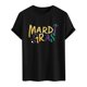 thumbnail image 5 of Casual Summer Tops Carnaval Impreso de Manga Corta Cuello Redondo, Poliéster Ligero para la Fiesta de Verano de Primavera, 5 of 9