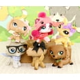 thumbnail image 3 of 6lot/pcs Mini lps shop Collie 363 893 Dachshund 909 Shorthair Cat 2291 1962 with Accessories Glasses Hat for lps Collection, 3 of 6