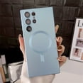 thumbnail image 1 of Magsafe-funda magnética de silicona para teléfono móvil, carcasa protectora a prueba de golpes para cámara, compatible con Samsung S20, S21, FE, S22, S23, Ultra Note 20, 10 Plus comercio de xuanjing unisex, 1 of 1