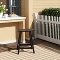 thumbnail image 2 of Costaelm Paradise 24" Poly Plastic Outdoor Patio Counter Stool, Black, 2 of 6