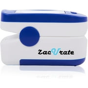 Zacurate 500BL Fingertip Pulse Oximeter, Finger Blood Oxygen Saturation (SpO2) & Pulse Rate Monitor with Large LED Display, Sports & Aviation, Navy Blue