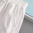 thumbnail image 6 of ITSAME Shorts for Girls 100%Cotton Drawstring Loose Fit Summer Athletic Casual Shorts White Size 10-11, 6 of 8