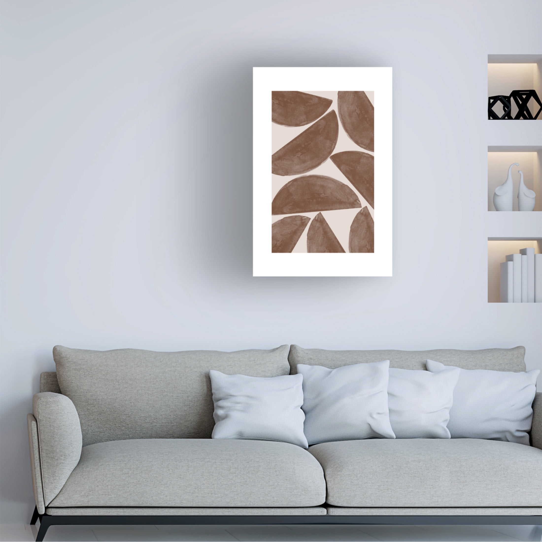 Trademark Fine Art THE MIUUS STUDIO Soft Composition Canvas Wall Art