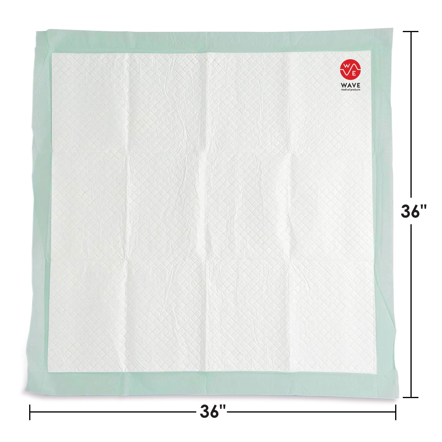 100 36x36 Large Pee Pads Adult Urinary Incontinence Disposable Bed Underpads