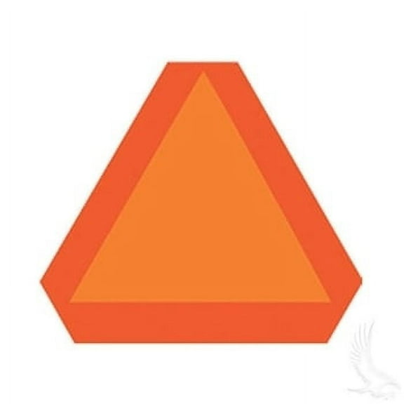Slow Moving Vehicle Emblem for Golf Carts