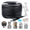 thumbnail image 2 of Kit de boquilla de alcantarillado perfecl para lavadora a Presión 30M NPT 1/4' limpiador de tuberías, 2 of 8