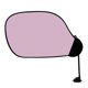 thumbnail image 1 of Parasol para ventana lateral de coche, accesorio universal para ventana Rosa, 1 of 9