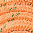 thumbnail image 7 of Rope Arborist Dead Eye Sling Lanyard (5/8 inch) - Shock Absorbent, Composite Double Braid, High Tensile Strength, Tough Polyurethane Coating Orange 5/8" X 8', 7 of 7