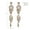 Gold ERS-J4090G, variant on Vintage Bride Earrings Exaggerated Wedding Banquet Jewelry Zircon Drop Earrings for Women