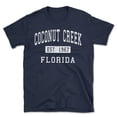 thumbnail image 1 of Coconut Creek Florida Classic Established Men's Cotton T-Shirt, 1 of 1