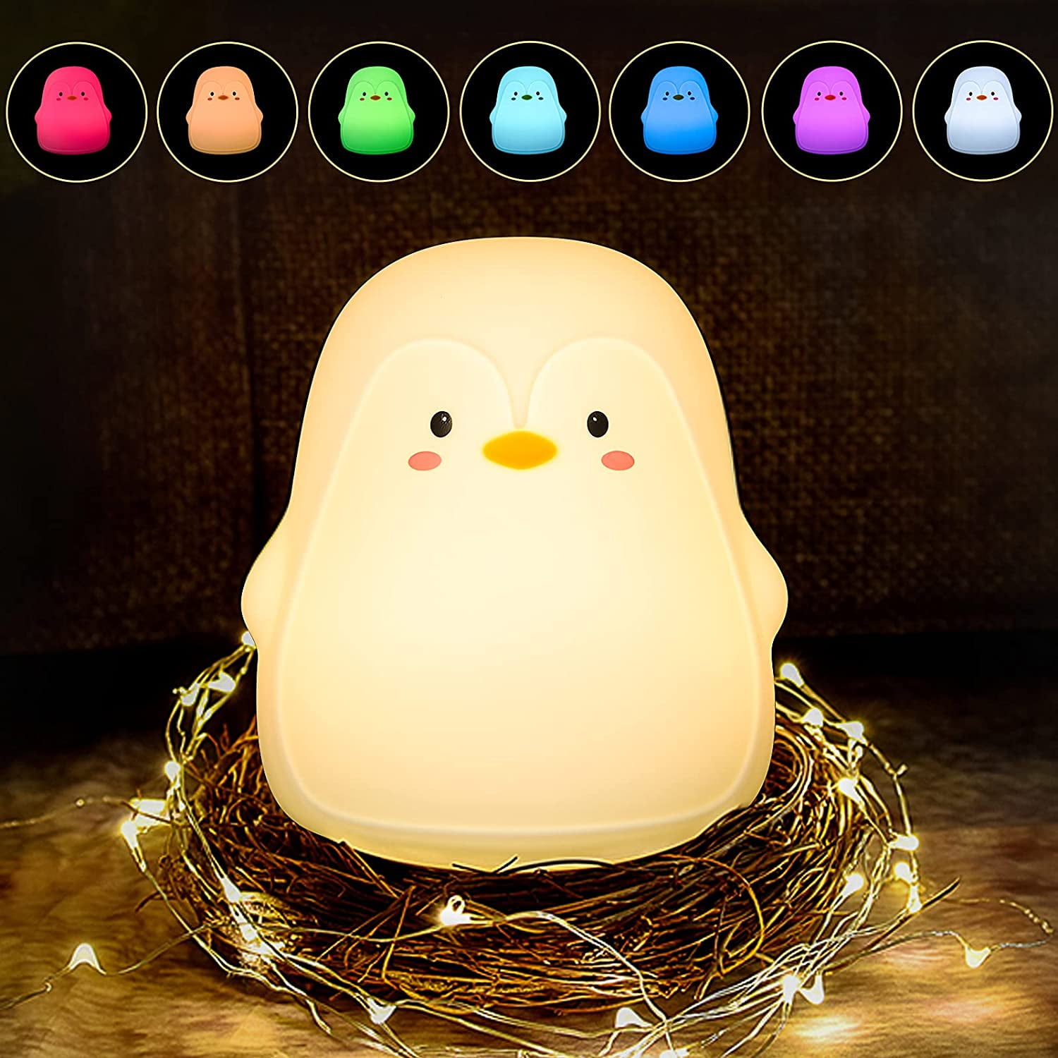 Childrens/Toddlers/Babies Colour Changing LED Night Light 