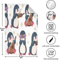 thumbnail image 3 of Dreamtimes Cute Penguin Kitchen Dish Towel 1 Pack, Soft Absorbent Dishcloths Reusable Hand Towel Washable Tea Towels for Home Kitchen Bar Table Decor, 28 x 18 Inch, 3 of 7
