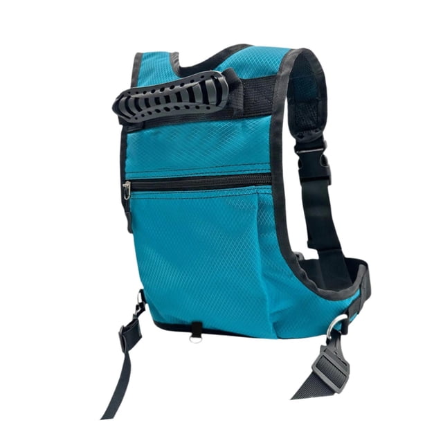 guohui Children Ski Harness with Handle Shoulder Strap Traction Rope Polyester Design Blue