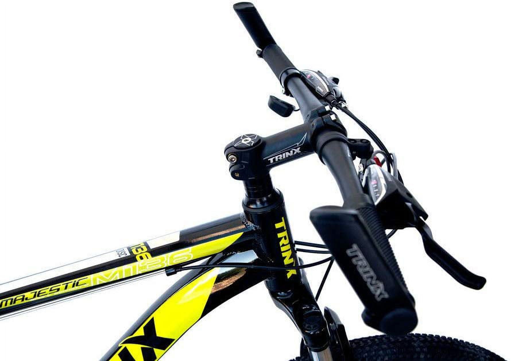 Trinx Aluminum Adult MTB Men s 26 In. 21 Speed Mountain Bike M136 Black White Walmart