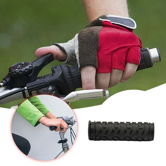 Non Bike Handle Grips, 3.93'' Rubber Bicycle Handlebar Covers for Mountain Biking Tricycles Durable Grip Sleeves for Enhanced Control and Handling All Conditions