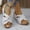 Beige, variant on Wavsuf Platform Sandals for Women Solid Wide Casual Summer Beige Sandals Shoes Size 6