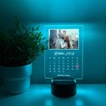 thumbnail image 5 of Custom Personalized Night Light Photo Picture LED Light Stand Anniversary Wedding White Letters Couples Friends Family Calendar Date Month Memories Gifts, 5 of 6