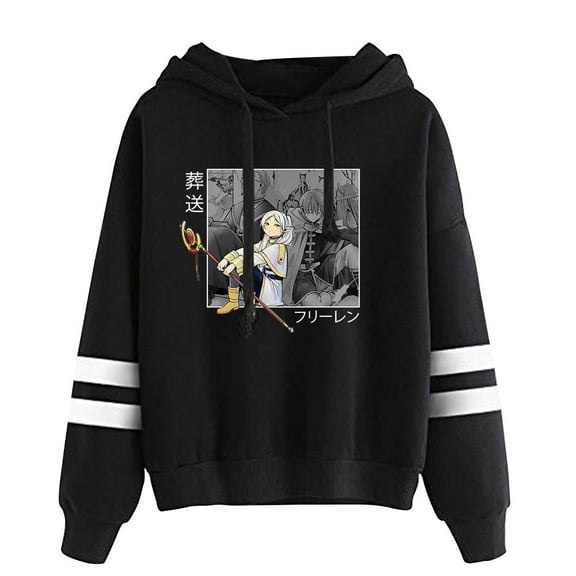 Anime Frieren Hoodie Unisex Harajuku Pullover Long Sleeve Casual Sweatshirt