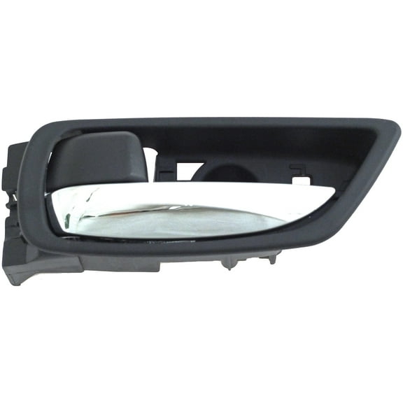 Dorman 79858 Rear Driver Side Interior Door Handle for Specific Lexus Models, Chrome Lever; Black Housing