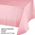 thumbnail image 2 of 12/Case Bulk Classic Pink Plastic Table Covers, 2 of 6