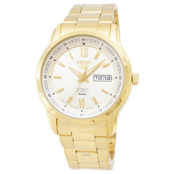 Seiko 5 Automatic Champagne Dial Men's Watch SNKP20J1