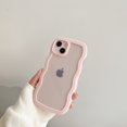 thumbnail image 1 of Funda de onda rizada transparente bonita a la moda para iPhone 11 12 13 14 Pro Max 7 8 Plus X XR XS funda de parachoques a prueba de golpes Capa estética Tan Jianjun unisex, 1 of 2