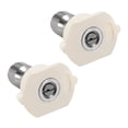 thumbnail image 5 of Uxcell 1/4 Inch Stainless Steel Flat Fan 40 Degree 1.2mm Orifice Diameter Nozzle 2 Pack, 5 of 5
