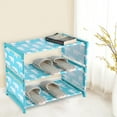 thumbnail image 4 of Shoes Storage Shelf Shoe Rack Storage Organizer Anti-Dust Standing Shoe Rack 3 Tiers Non-woven DIY Shoes Storage Shelf Shoe Organizer For Shoe, 4 of 8