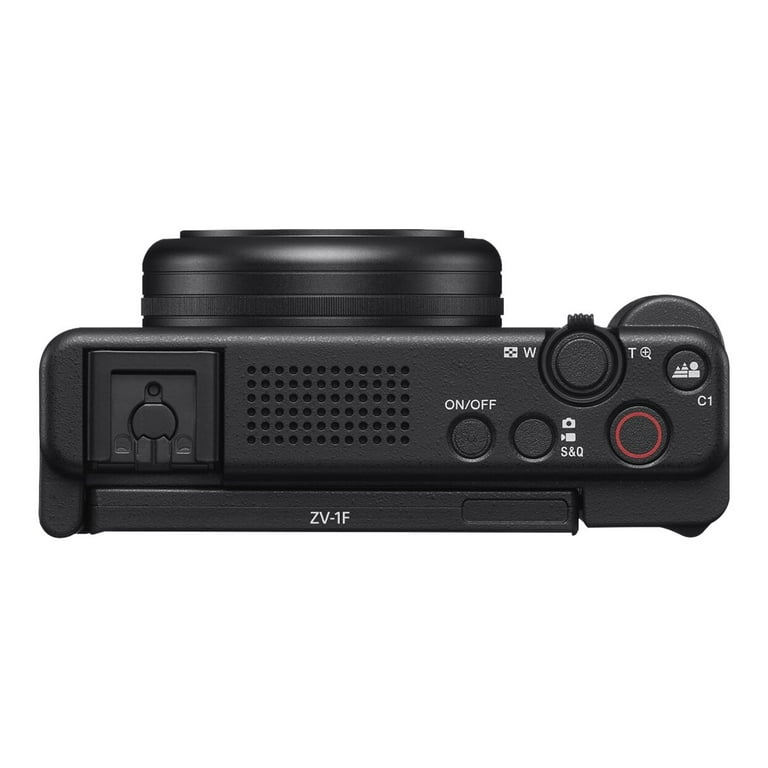 Sony ZV-1F - Digital camera - compact - 20.1 MP - 4K / 30 fps - ZEISS -  Wi-Fi, Bluetooth - black