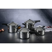 Kuhn Rikon Duromatic Stainless Steel Saucepan Pressure Cooker, 7 Qt
