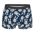 thumbnail image 4 of Goofa Cute Rabbit Printed Men's Boxer Briefs Underwear, Moisture-Wicking Underwear, Trunk,Soft and Breathable Cotton Underwear-Small, 4 of 9
