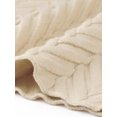 thumbnail image 5 of INSPIRE CHIC Women's High Waist Skirt Herringbone Knit Pattern Midi Skirt M Apricot, 5 of 6