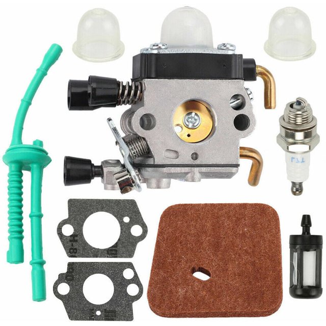 Kit de carburador de línea de combustible para desbrozadora STIHL FS38 FS45 FS46 FS55 KM55 FS85