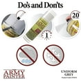 thumbnail image 7 of The Army Painter Color Primer Spray Paint, Uniform Grey, 400ml- Acrylic Spray, 7 of 7