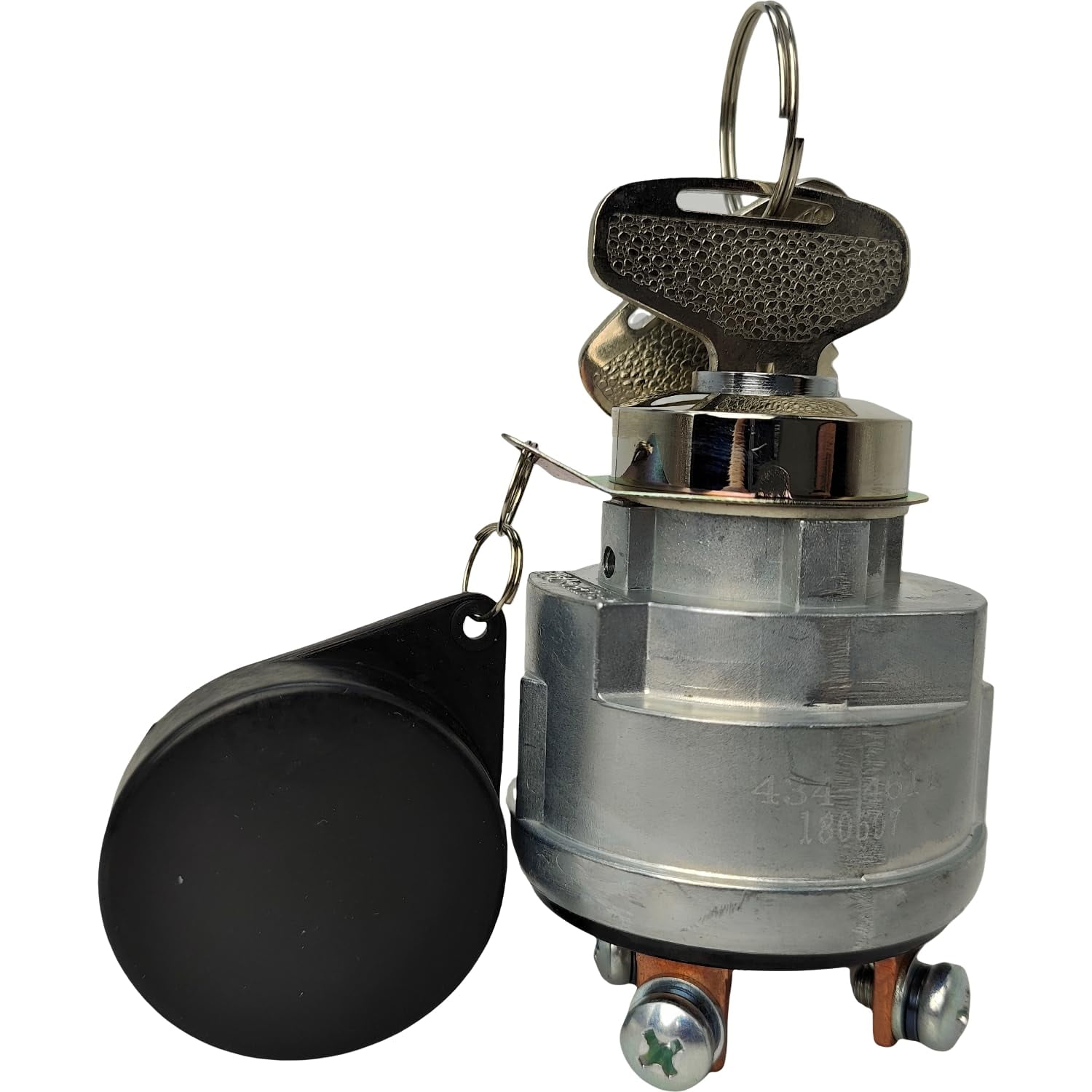 Ignition Starter Switch with 2 Keys 66706-55120 Compatible with Kubota B5100 B6100 B7100 V1505