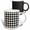 Multicolor, variant on 3drose, Daisy Abstract Repeat Dot Pattern, 11oz Two-tone Blue Mug
