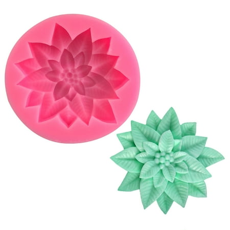 

GHOONEY Holly Leaf Silicone Mold Cake Baking Christmas Decorations Tool Chocolate Soap Candle Resin Mould Kitchenware Crafts