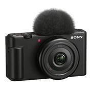 Sony ZV-1F Vlog Camera for Content Creators and Vloggers - Includes 64GB SD Card and More- (International Model)