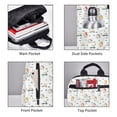 thumbnail image 3 of Yiaed Cartoon House Print Lightweight Backpack Travel Backpacks Hiking Daypack for Women Men, 3 of 5