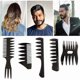 thumbnail image 4 of Professional styling comb, 5 pcs retro wide teeth texture comb barber comb -tz for hair styling and grooming., 4 of 5