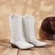 thumbnail image 3 of Bota DREAM PAIRS DWUWMB2501 Blanca de Media Caña para Mujer, 3 of 7