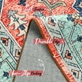 thumbnail image 7 of Homore Traditional Pattern Mystic Medallion Area Rug, 9' x 11', Red Blue, 7 of 7
