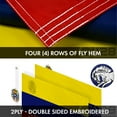 thumbnail image 6 of G128 Combo Pack: USA American Flag 3x5 Ft Embroidered Stars & Venezuela (Venezuelan) Flag 3x5 Ft Double-sided Embroidered 210D, 6 of 7