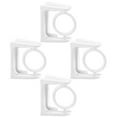 thumbnail image 2 of 4 pcs Rotary Curtain Rod Bracket Fixing Curtain Rod Holder Curtain Pole Hooks for Home, 2 of 8